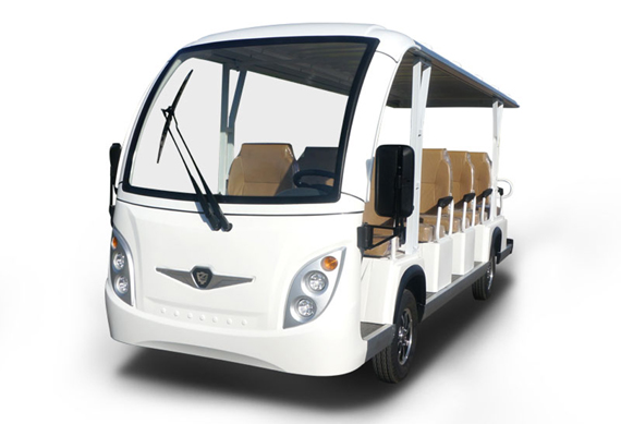 Electric Shuttle bus tourist bus sightseeing car for CE