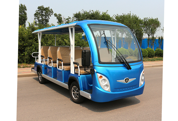 Electric Shuttle bus tourist bus sightseeing car for CE