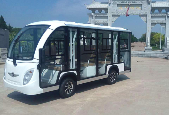 14 seats electric vehicle sightseeing shuttle bus with low price