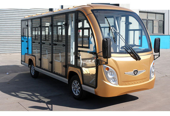 14 seats electric vehicle sightseeing shuttle bus with low price