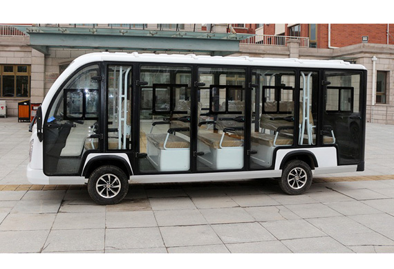 14 seats electric vehicle sightseeing shuttle bus with low price