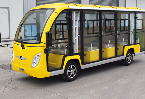 14 seater electric shuttle bus for Resort Use