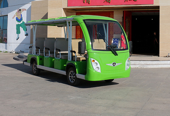 14 seater electric passenger vehicles sightseeing bus with CE certificate