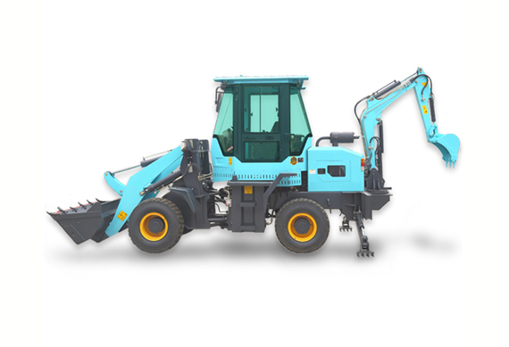 Multi-purpose 4 wheel drive backhoe loader excavator