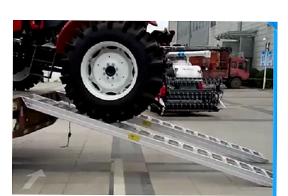 Portable forklift loading ramps