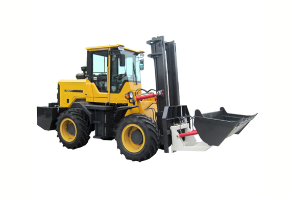 FREE SHIPPING 1.5 to 5 ton 4x4 all terrain diesel forklift