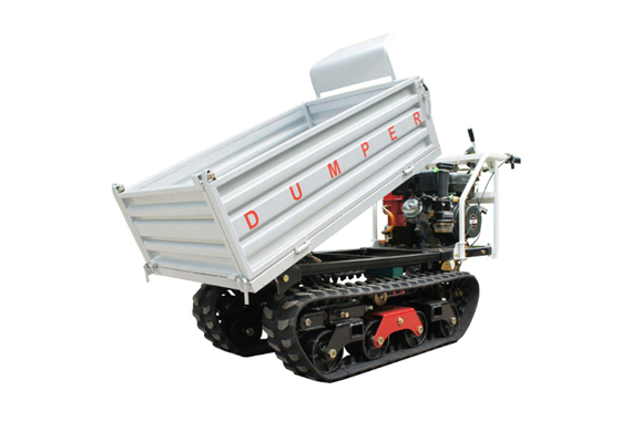 china self-loading mini transporter rubber track dumper 500kg 800kg 1000kg with lift and crane for sale