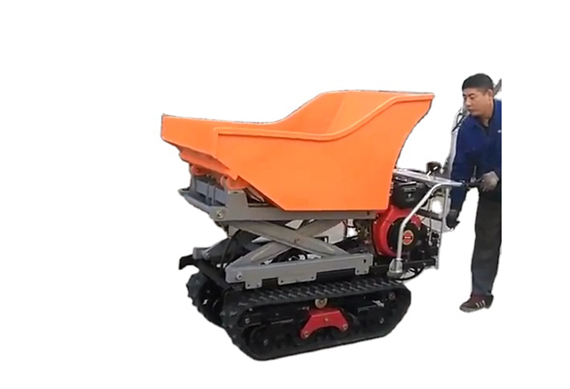 Free shipping china self-loading mini transporter rubber dumper track with different weight