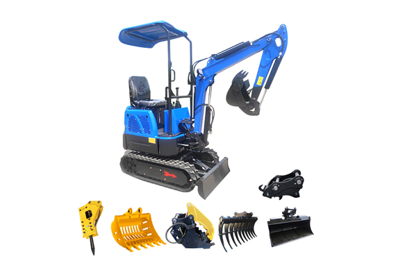 Free shipping minibagger escavatore earth-moving machinery excavator mini with trailer thumb bucket pirces for sale