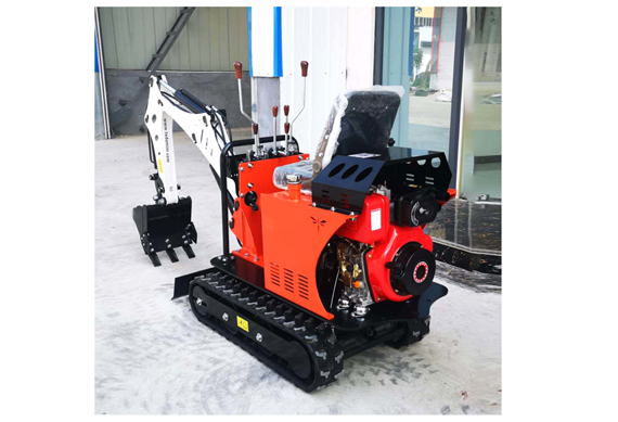 CE-certified hydraulic 0.8 ton crawler-type mini excavators are sold all over the world