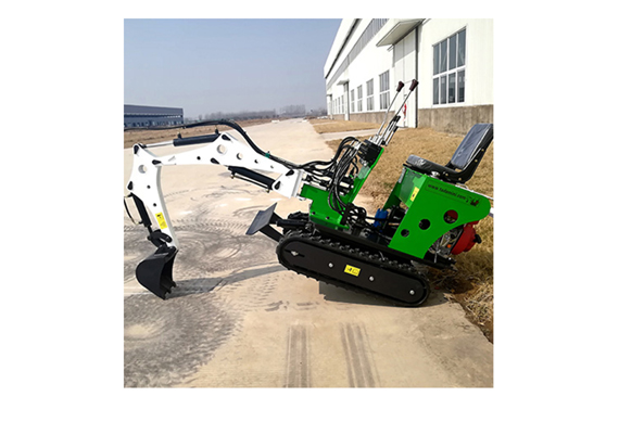 CE-certified hydraulic 0.8 ton crawler-type mini excavators are sold all over the world