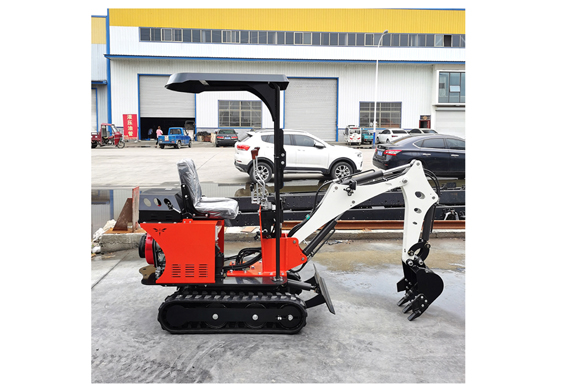 CE-certified hydraulic 0.8 ton crawler-type mini excavators are sold all over the world