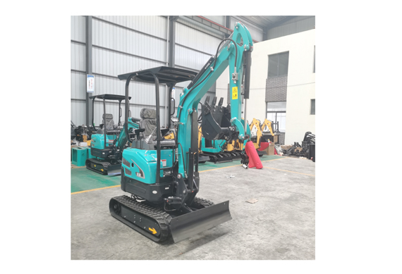 1.6 ton 1.8 ton hydraulic digger mini excavator with a bucket