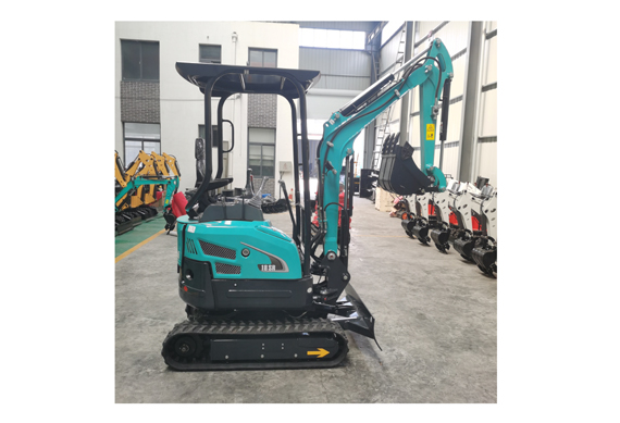 1.6 ton 1.8 ton hydraulic digger mini excavator with a bucket