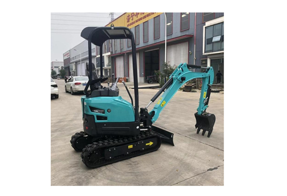 1.6 ton 1.8 ton hydraulic digger mini excavator with a bucket