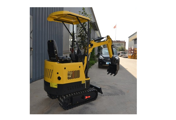 garden machinery mini digger excavator 1 ton with roof for farm construction