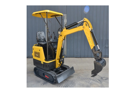 garden machinery mini digger excavator 1 ton with roof for farm construction