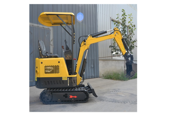 garden machinery mini digger excavator 1 ton with roof for farm construction