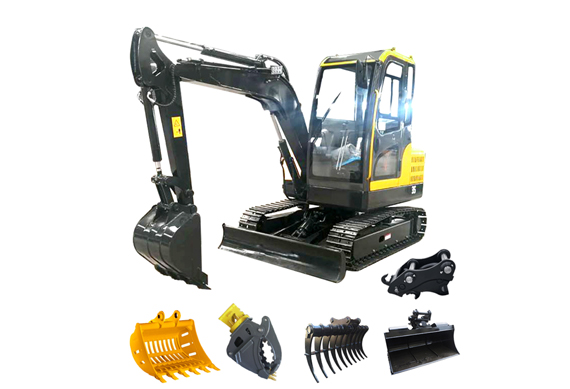 Big performance in a Mini Excavator 1 ton with High-quality accessories