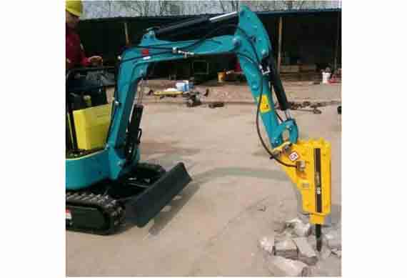 mini multi-function excavator hydraulic breaker excavator mounted rock drill