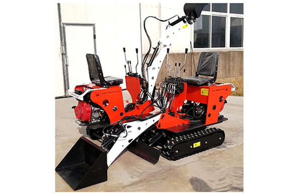 0.8 ton household hydraulic crawler mini excavator with rotary track rubber