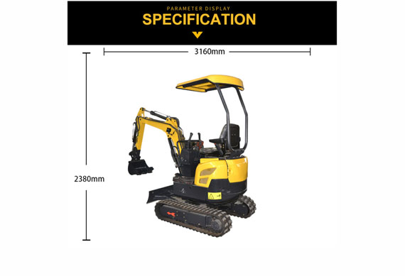 Cheap micro mini excavator hydraulic pump excavators 1.8 ton for sale