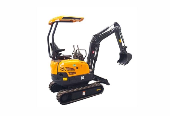 1.6t digger excavator in small space with CE certificate for sale