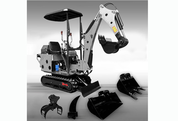 Nuoman Best mini pelle 800kg with attachments mini excavator on hot sale