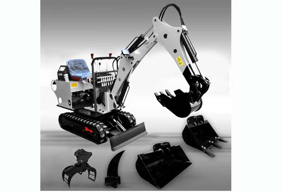 Chinese Nuoman Best mini pelle xn08 towable mini excavator on hot sale