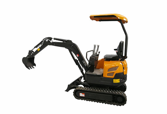 mini track type 1500kg hydraulic excavator