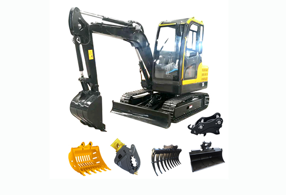 FREE SHIPPING crawler mini excavator mini digger price with rubber track