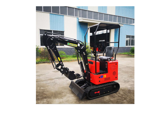 Chinese red hydraulic system mini excavator for construction works