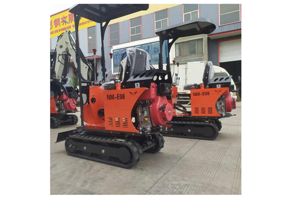 mini excavator 0.8 ton crawler crusher bucket excavator