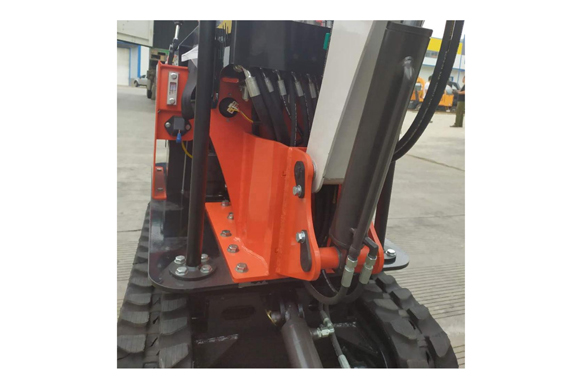 mini excavator 0.8 ton crawler crusher bucket excavator