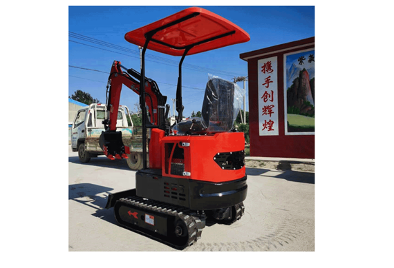 China Supply 1 ton sale mini excavator with bucket with roof