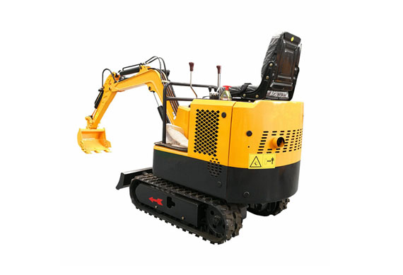 Mini excavator for garden final drive digger