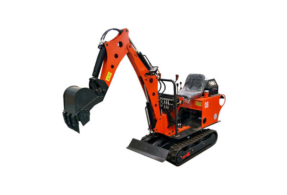 Hydraulic hammer mini excavator rotating grapple