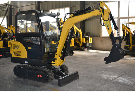 Surprise promotion gift excavator 2.2 ton mini excavators cab equipped for sale prices