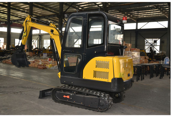 Surprise promotion gift excavator 2.2 ton mini excavators cab equipped for sale prices