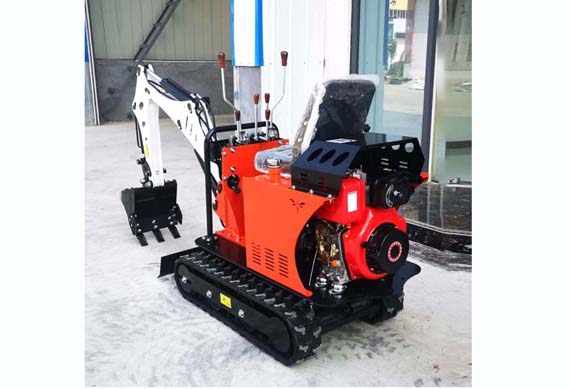 Free Shipping 800KG Hydraulic Mini Crawler Excavator With Canopy On Selling