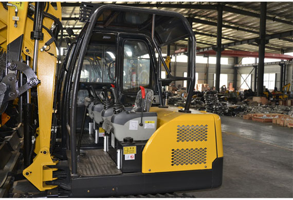 rubber or steel track excavator mini digger trench digger machine for sale