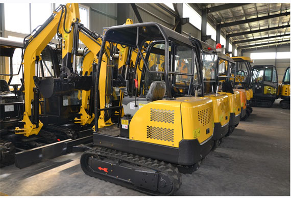 rubber or steel track excavator mini digger trench digger machine for sale