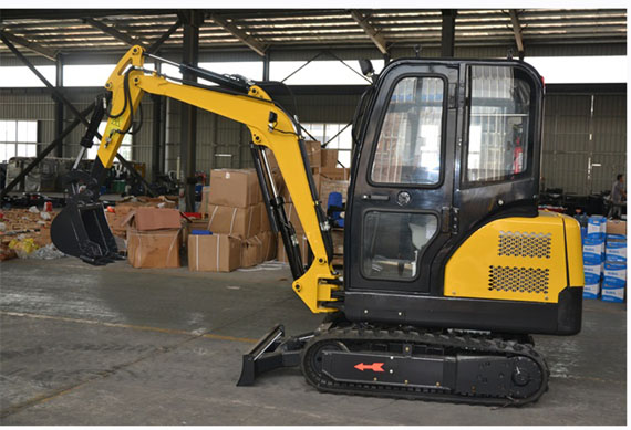 rubber or steel track excavator mini digger trench digger machine for sale