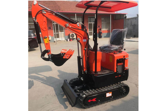 Small Crawler Hydraulic 1 Ton Mini Excavator Equipped With Attachment Tools