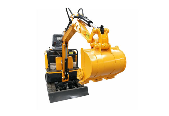 Mini excavator toy towable backhoe thumb