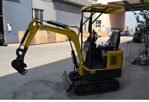 CE approved customizable bucket garden mini excavator 800kg for garden landscaping