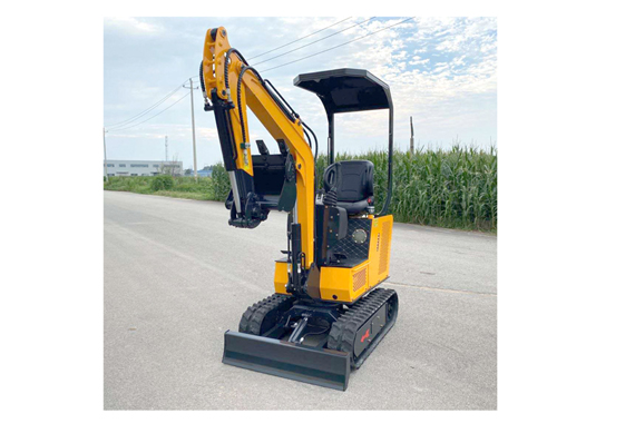 1 ton cheap price crawler mini excavator with roof for sale