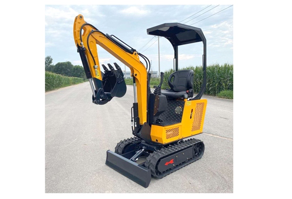 1 ton cheap price crawler mini excavator with roof for sale