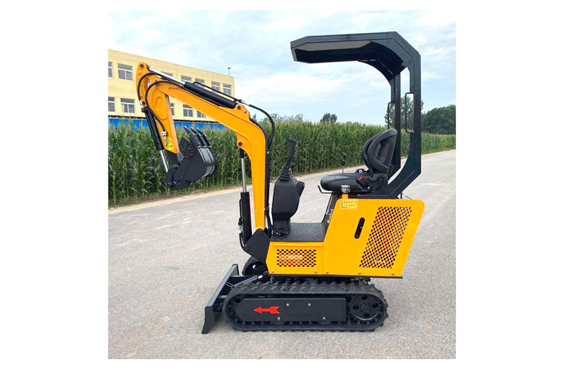 1 ton cheap price crawler mini excavator with roof for sale