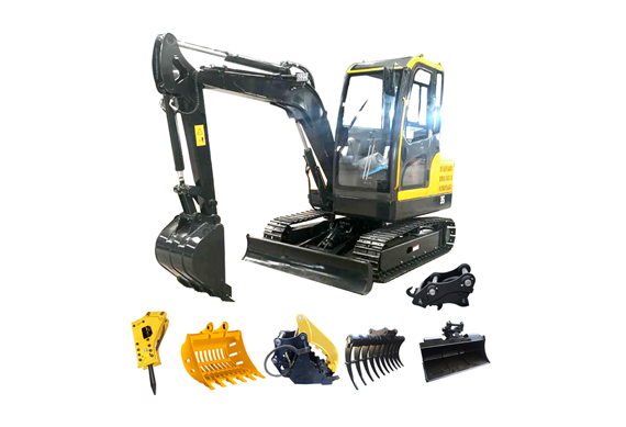 FREE SHIPPING mini digger CE/EPA/EURO 5 mini excavator prices with thumb bucket for sale